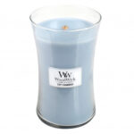 Woodwick Soft Chambray Large Candle Jar