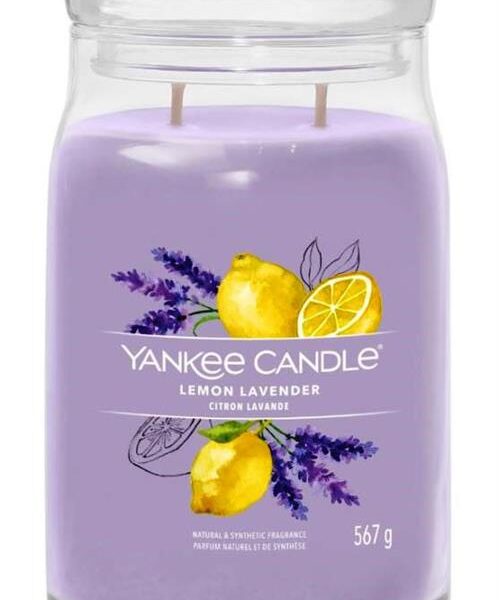 Yankee Candle Lemon Lavender Large Candle Jar