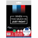 Marlin A4 BMW Power Precut Book Covers 5PK