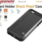 Promate Grey Pocket iPhone 5 Shock Proof rubberized case