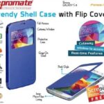 Promate Fenes S5 Bookcover with window Colour:Blue
