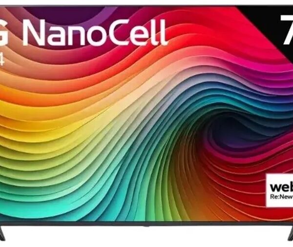 LG 75 inch NanoCell AI NANO80 4K Smart TV