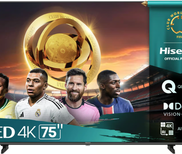 Hisense Q6Q 75 Inch QLED VIDAA Smart LED TV