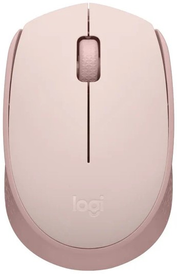 Logitech M171 Wireless Ambidextrous Optical Mouse Rose