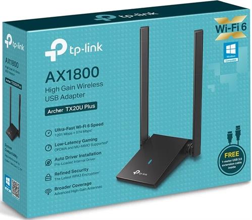 archer-tx20u-plus TP-Link Archer TX20U Plus High Gain Wifi6 Wireless Adapter - Image 1