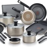 Tefal Culinaire 16Piece Nonstick Champagne Cookware Set