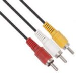 Rca Extended Cable R/Wh/Blk, Retail Box, No Warranty