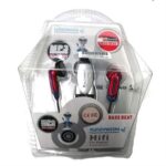 Geeko In Ear Wired Earphones With Volume Control