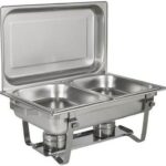 Casey Good Mama Rectangular Double Pan Chafing Dish
