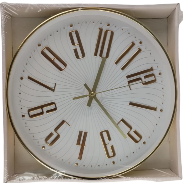 Casey Wall Clock Gold