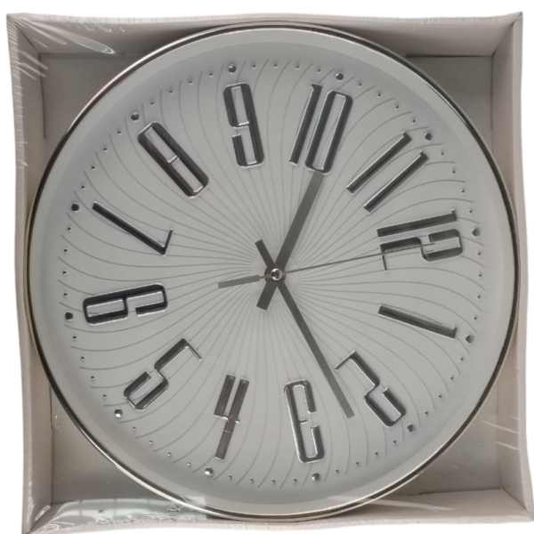 Casey Wall Clock Silver