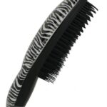 Prescott Finishing Hairbrush Zebra Strip Colour
