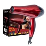 Sokany Metalic Red Professional Hairdryer 2400w