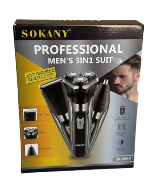 Sokany Pro Mens 3 In 1 Multi Shaver