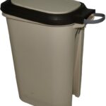 Casey 15 Litre Step On Pedal Waste Bin Beige And Brown