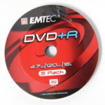 Emtec DVD Plus R 16x Speed 5pk Non Printable