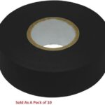 ELLIES PVC INSULATION TAPE 10M BLK 10PK