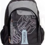 Macaroni Black and Grey Scolaro Student Backpack
