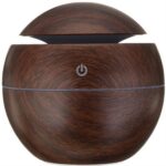 Casey Ultrasonic Aroma Mini Portable Humidifier Dark Wood