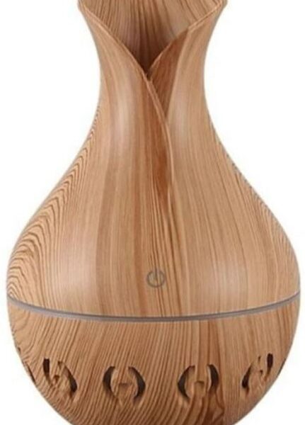 Casey Ultrasonic Aroma Humidifier Light Hollow Wood Grain