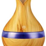 Casey Ultrasonic Aroma Portable Humidifier Light Wood Grain