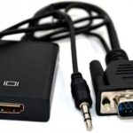 GIZZU 1080P VGA to HDMI Adapter with Audio