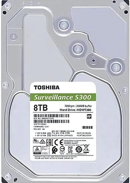 Toshiba S300 3.5 Inch Surveillance SATA Hard Drive Disk