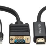 UniQue 0.75m HDMI Male to VGA Female Video Adapter Cable