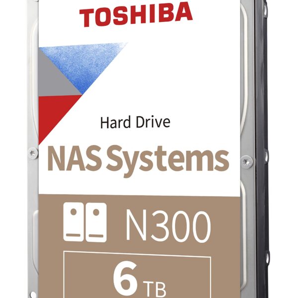 Toshiba 6TB N300 NAS 3.5-Inch Hard Drive