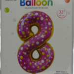 Casey 102cm Donut Balloon Number 8