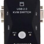UniQue KVM 2 Port VGA USB 2.0 Manual Switch