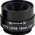 Securnix Lens 16MM Fixed, Retail Box , No Warranty