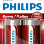 Philips Power Alkaline Battery LR20P2B 2 X D Alkaline