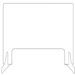 Casey Self Supporting Protective Transparent Barrier