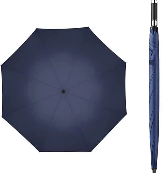 Casey Large Navy Blue Umbrella