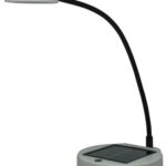 Noble White SunLite Solar Powered Tabletop Lamp