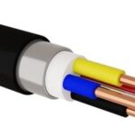 Solarix Surfix Black 4mm 4 Core With Earth Cable