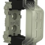Solarix NT00 Rail Mount 1 Pole 160A Single Unit DC Fuse Holder
