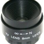 Securnix Lens 8MM Fixed IRIS, Retail Box , No Warranty