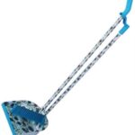 Totally Long Dust Pan Broom Set White Floral