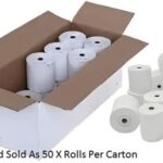 Postron 50 Premium Thermal 80mm X 83mm Paper Roll