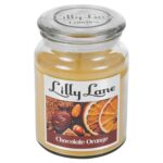 Lilly Lane Chocolate Orange Scented Candle Large Lidded