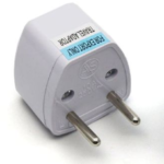 UniQue Travel Adapter Two Pin Male Schuko Plug