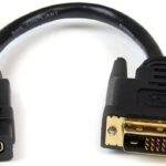 UniQue 30cm Female HDMI To Male DVI Cable