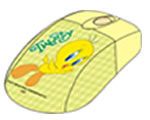 Tweety Optical USB Mouse Colour: Green