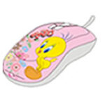 Tweety Optical USB Mouse Colour: Pink