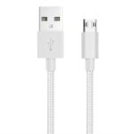 Whizzy White Reversible Micro USB Charge And Data Sync Cable