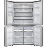 Hisense 579L Four Door Fridge Freezer Stainless Steel H750FS-WD - Image 2