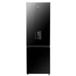 Hisense 347L Combi Fridge With Water Dispenser Black Glass