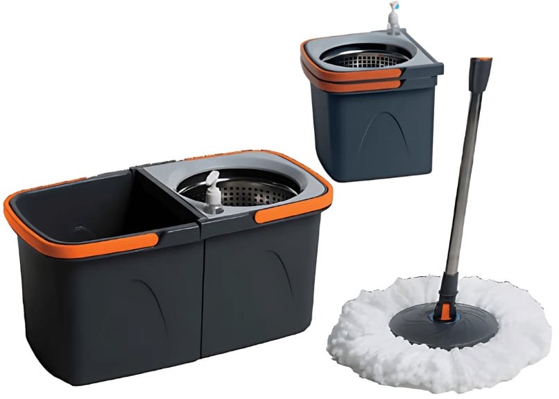 DMC320 Tevo Blitz Twin Bucket Spin'Stack Mop - Image 1